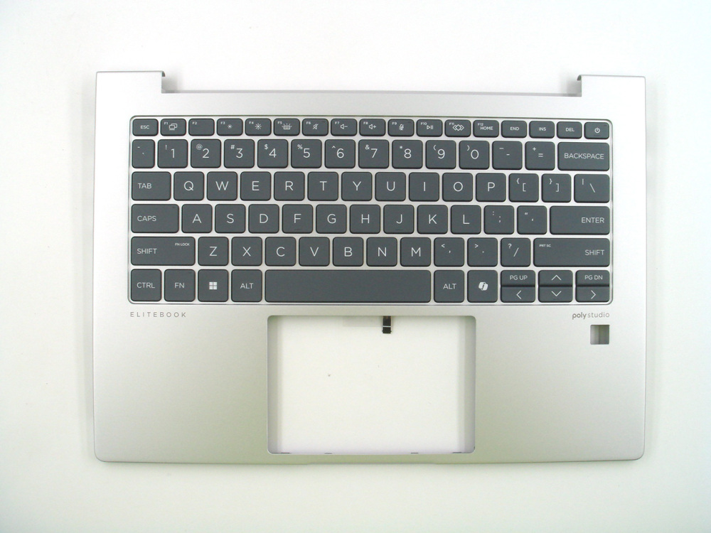 New-Orig HP Elitebook 640 645 G11 14.0" Palmrest Keyboard Bezel with US-English Backlit Keyboard Silver N97244-001