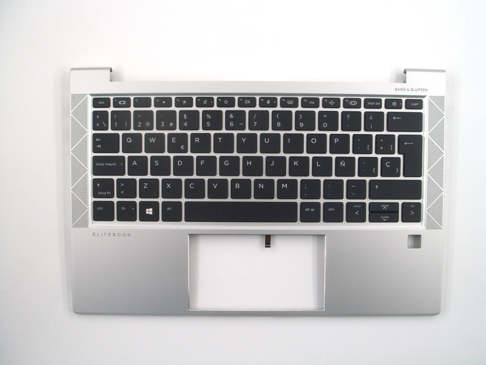 New-Orig HP Elitebook 830 835 G7 G8 13.3" Palmrest Keyboard Bezel with Spanish Backlit Keyboard Silver M08699-071 M36413-071