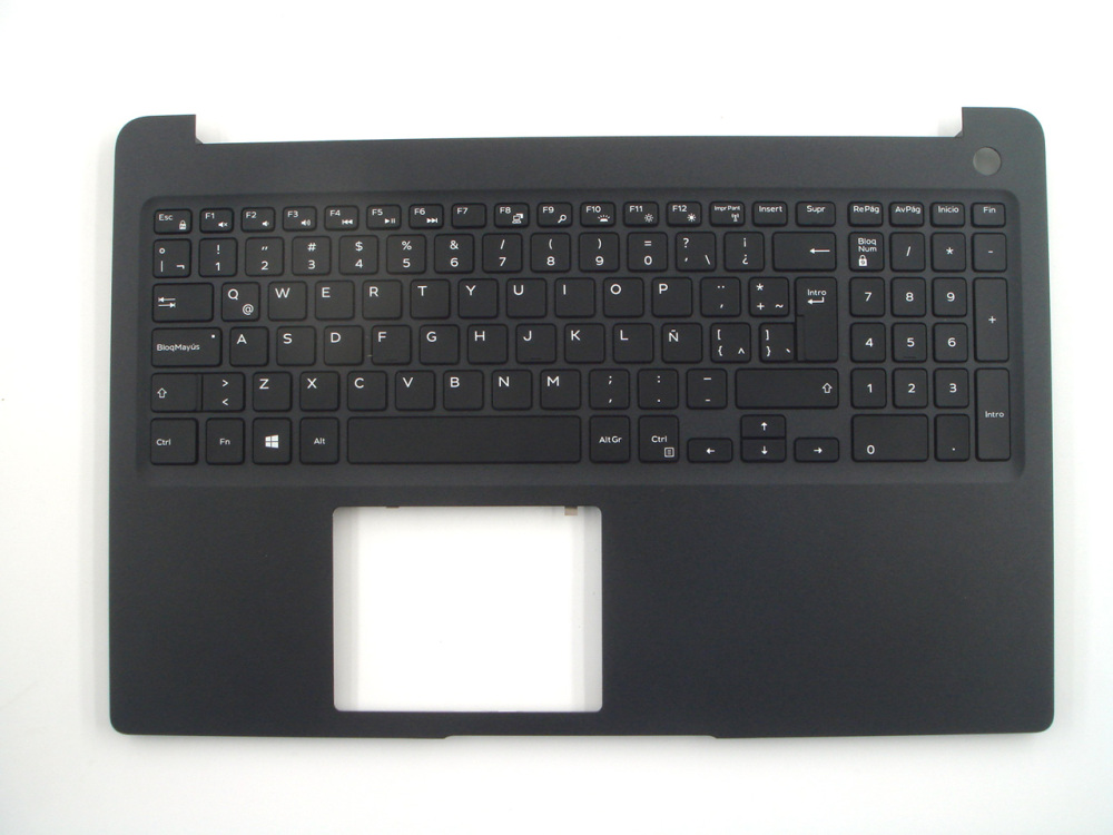 New-Orig Dell Latitude 3500 15.6" Palmrest Keyboard Bezel with Latin-Spanish Backlit Keyboard Black 0XPXMR