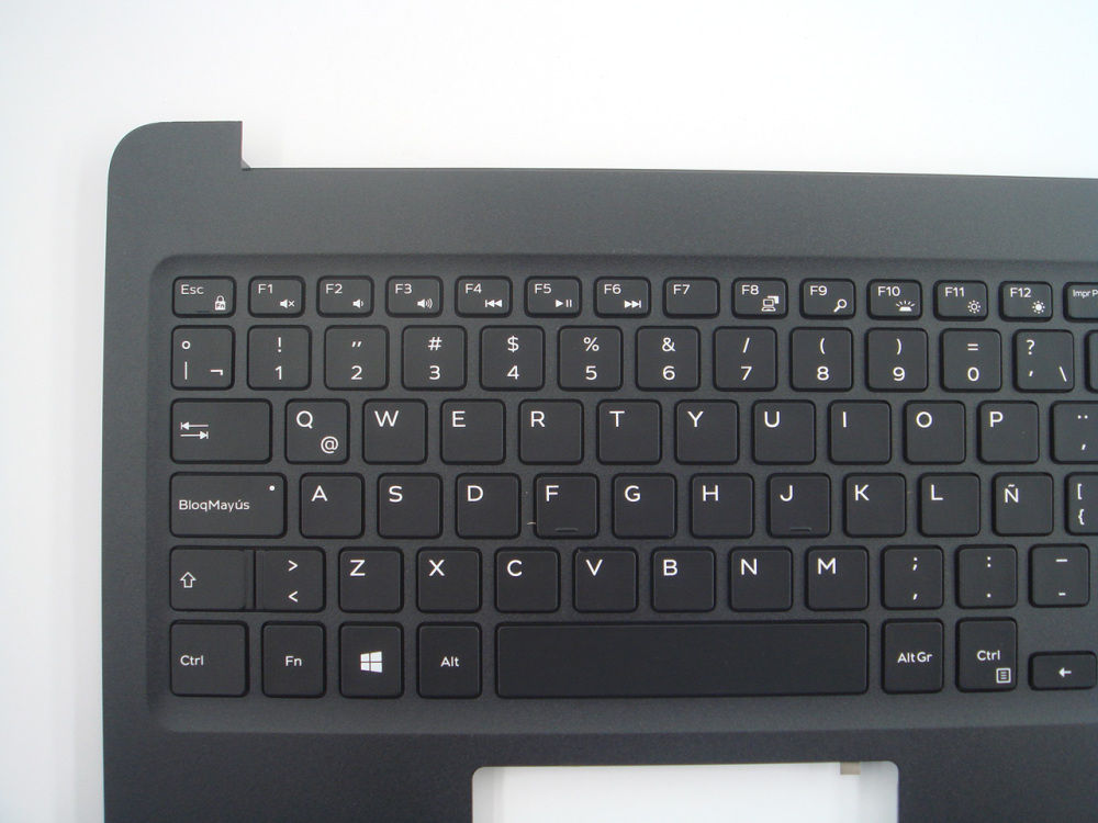 New-Orig Dell Latitude 3500 15.6" Palmrest Keyboard Bezel with Latin-Spanish Backlit Keyboard Black 0XPXMR