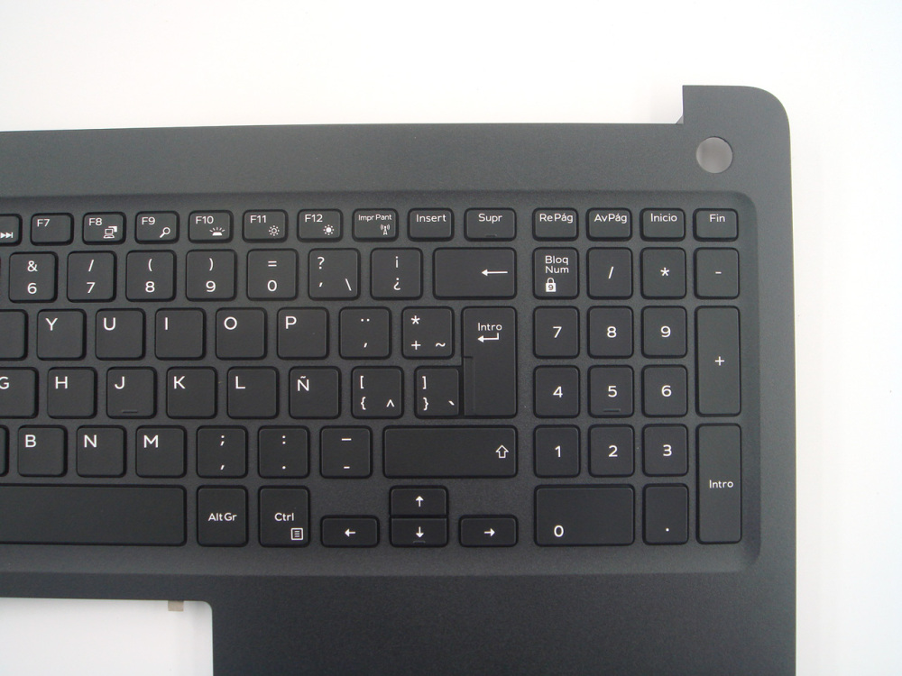 New-Orig Dell Latitude 3500 15.6" Palmrest Keyboard Bezel with Latin-Spanish Backlit Keyboard Black 0XPXMR