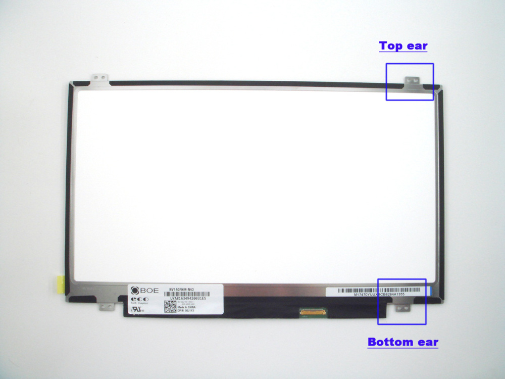 New-Orig Dell 14.0" Laptop Lcd Screen No-Touch FHD eDP-30pin NV140FHM-N43