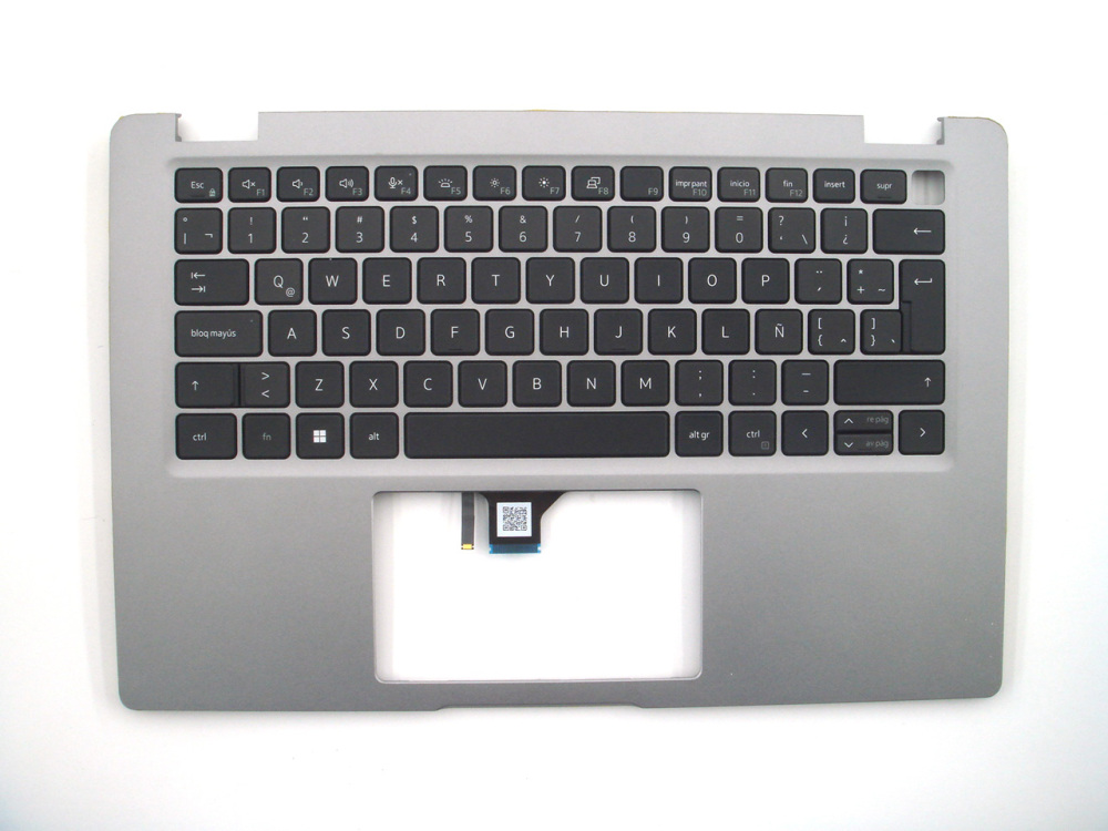 New-Orig Dell Latitude 5420 14.0" Palmrest Keyboard Bezel with Latin Backlit Keyboard without SC Slot Silver A20697