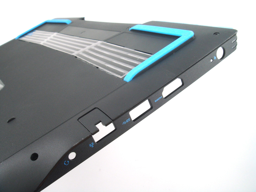 New-Orig  Dell G3 15 3590 15.6" Base Cover Bottom Lower Case without Type-C Slot with Blue Feet 02KW4M