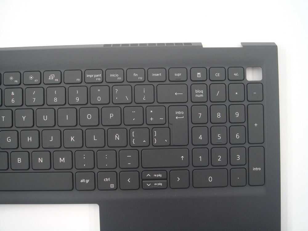 New-Orig Dell Vostro 3520 3530 15.6" Palmrest Keyboard Bezel with Latin-Spanish Backlit Keyboard with Type-C Slot