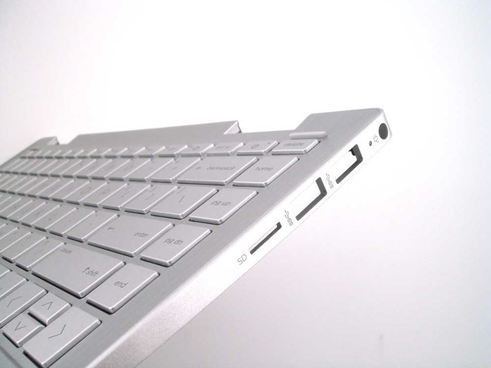 New-Orig HP Pavilion x360 14-EK 14.0" Palmrest Keyboard Bezel US BL without Fingerprint Hole Silver N09601-001