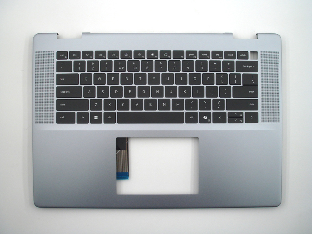 New-Orig Dell Inspiron 7640 7645 2in1 16.0" Palmrest Keyboard Bezel with US-English Backlit Keyboard for UMA Graphics 0FKK07 Ice blue