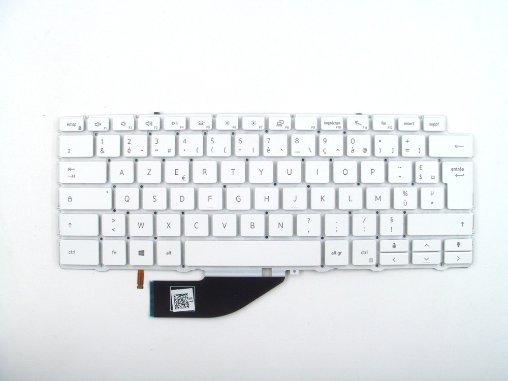 New-Orig Dell XPS 13 7390 9310 2-in-1 13.3" French Backlit Keyboard White 0YKV64