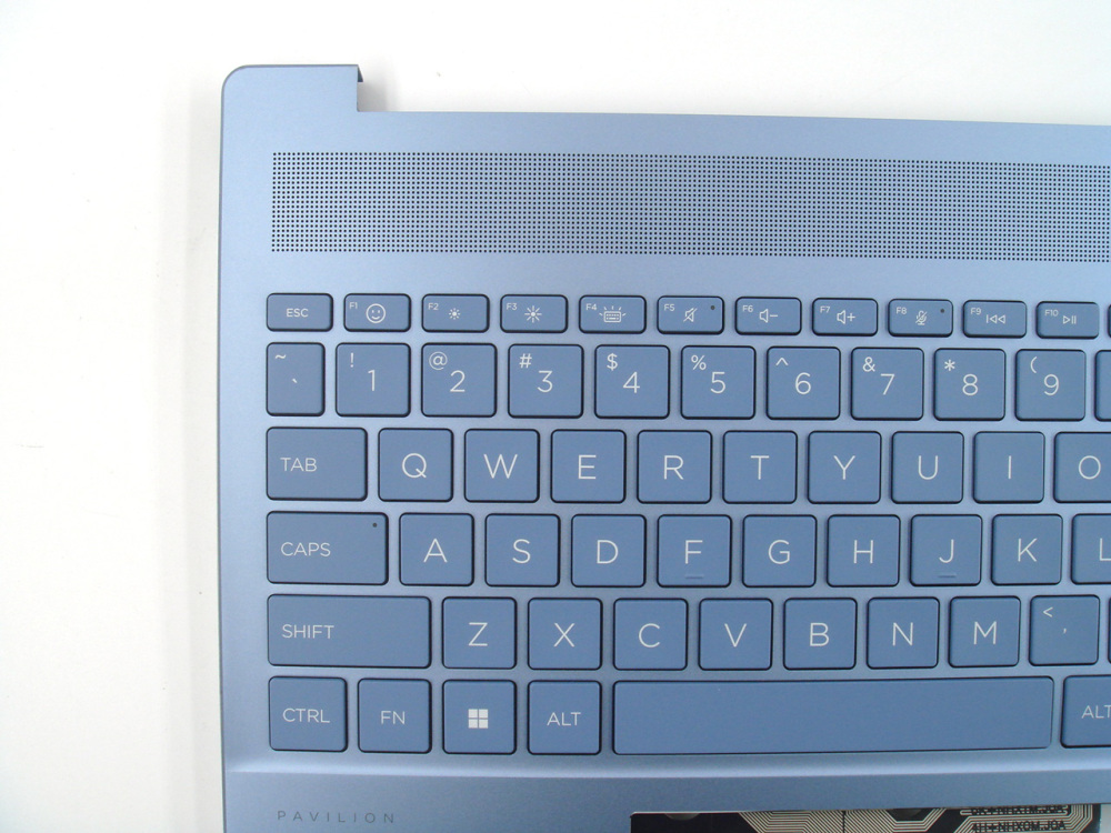 New-Orig HP Pavilion 16-AF 16-AG 16.0" Palmrest Keyboard Bezel with US-English Backlit Keyboard Blue N95996-001