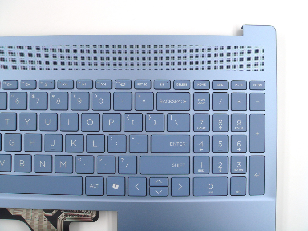New-Orig HP Pavilion 16-AF 16-AG 16.0" Palmrest Keyboard Bezel with US-English Backlit Keyboard Blue N95996-001
