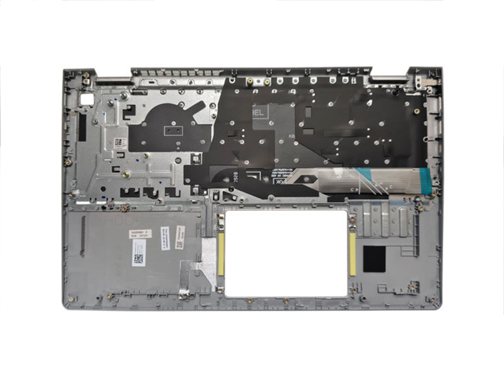 New-Orig Dell Inspiron 3520 3525 15.6" Palmrest Bezel with Spanish NBL Keyboard no-USBC port Silver