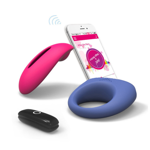 Magic Motion Phone APP Controlled Wearable Panty Vibrator with Vibrating Penis Ring Set Sex Toy for Couples