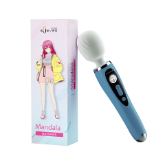 Datura Vibrator Wand Massager with 9 Speed G-spot Stimulation with LED Screen Gauge for Women