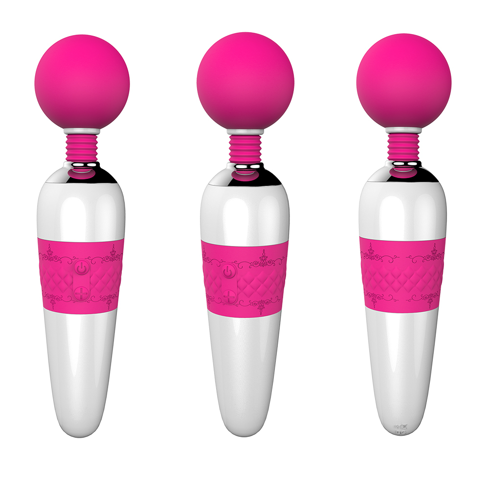 Largest Vibrators Magic Wand Massager Red with 7 Speed Large Round Head for Personal Body Massager for Muscle Aches and Sports Recovery