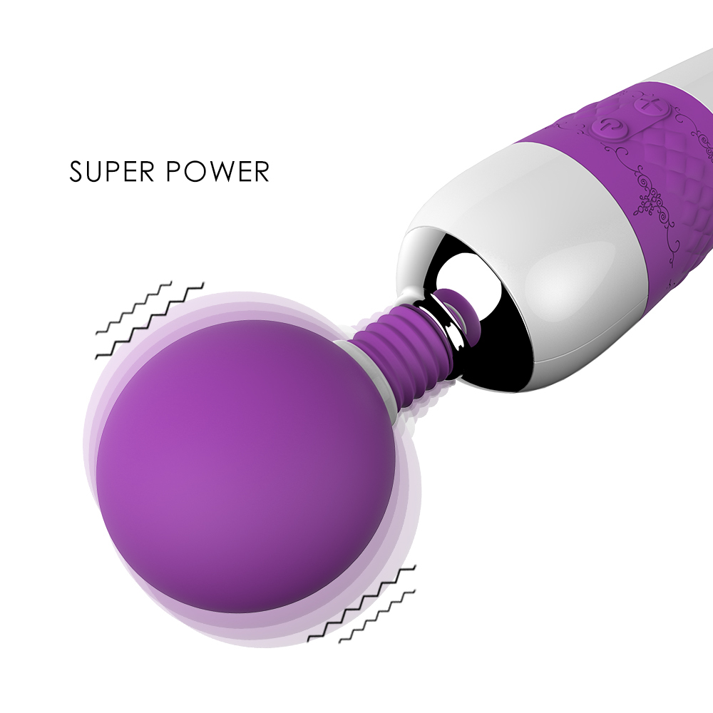 Largest Vibrators Magic Wand Massager Purple with 7 Speed Large Round Head for Personal Body Massager for Muscle Aches and Sports Recovery