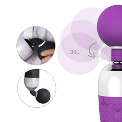 Largest Vibrators Magic Wand Massager Purple with 7 Speed Large Round Head for Personal Body Massager for Muscle Aches and Sports Recovery