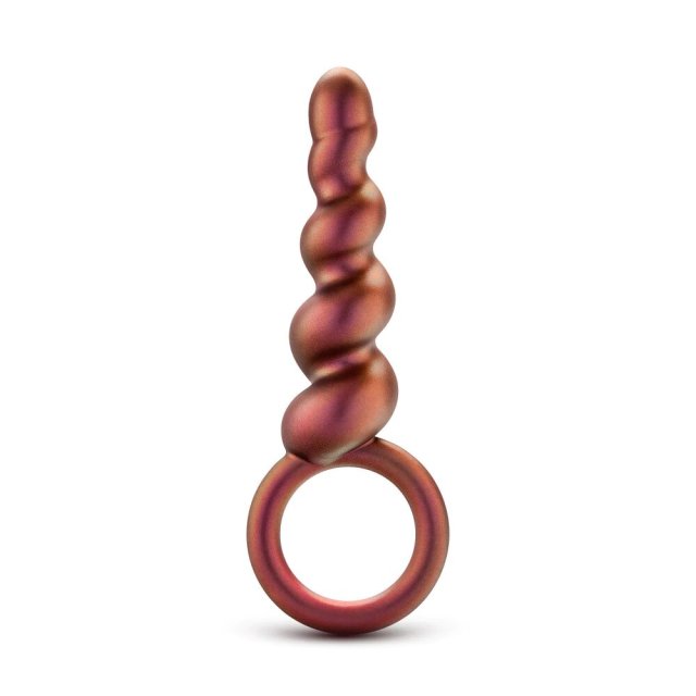 Anal Adventures Matrix Beaded Loop Anal Plug with 5 Swirls That Progress In Size for Optimal Comfort