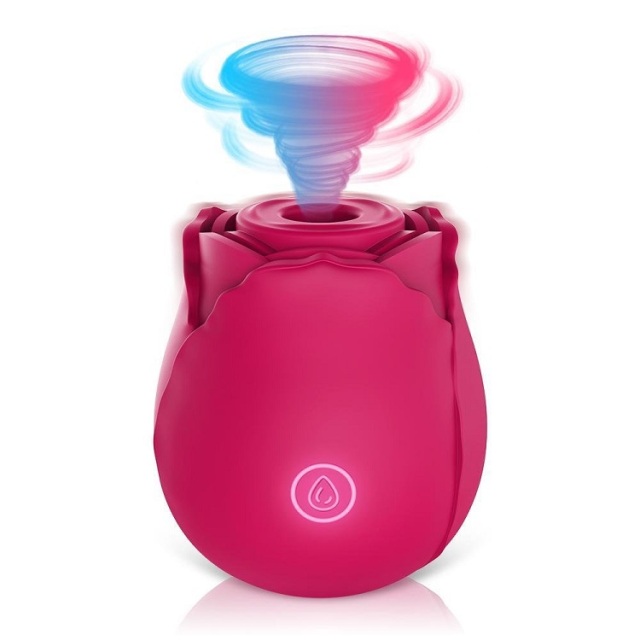 Rose Sucking Vibrator Clit Sucker Dildo G-spot Stimulation Wholesale Sex Toys for Women
