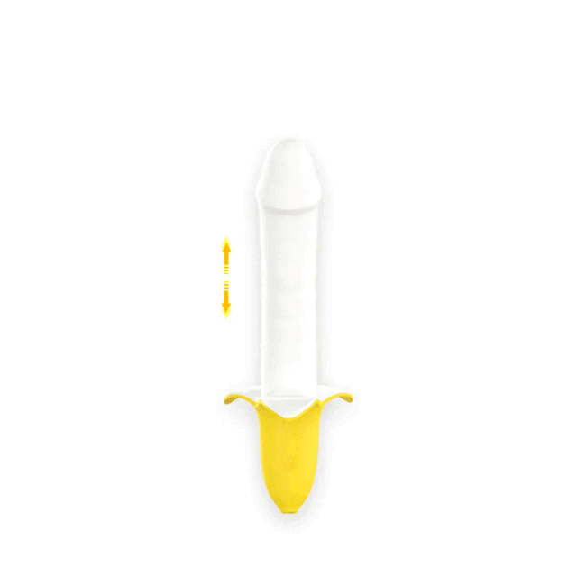 YY Horse Thrusting Banana Dildo Vibrator with 8 Intense Thrusting&Vibrating Mode for Women Masturbation