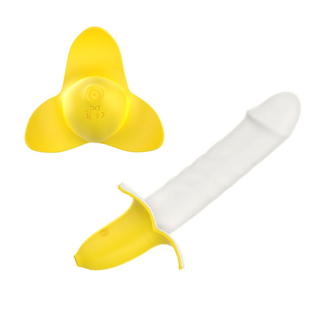 YY Horse Thrusting Banana Dildo Vibrator with 8 Intense Thrusting&Vibrating Mode for Women Masturbation