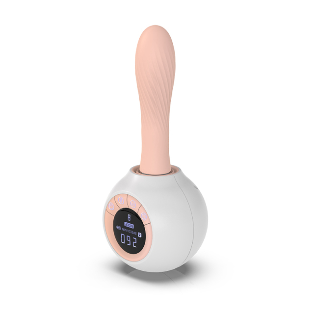 Wireless Remote Control Heating Thrusting Sex Machine 10 Speed Vibration with LCD Display