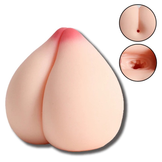 320g(11.29oz) Sexy Secret Peach Shape Artificial Anal Realistic Pocket Pussy Cheap Sex Toys for Men Masturbation