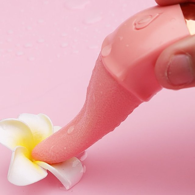 Intimate Toys Licking Flirting Tongue Vibrator with 10 Speed Vibration for Women G Spot Vaginal Stimulator