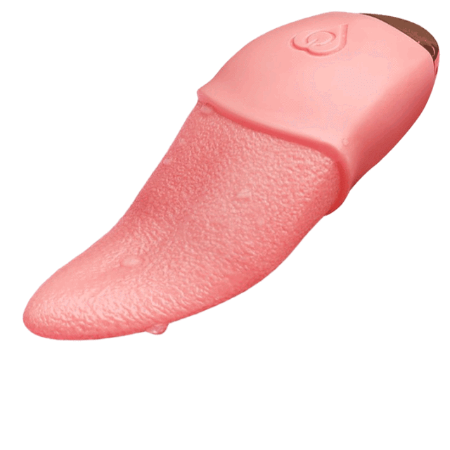 Intimate Toys Licking Flirting Tongue Vibrator with 10 Speed Vibration for Women G Spot Vaginal Stimulator