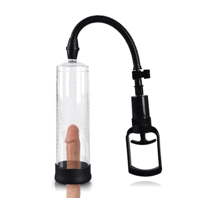 K828 Penis Pump Enlarger Manual Control Penis Trainer with Trigger Enlargement Vacuum Pump Erection Enhancer