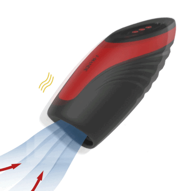 S209 Gatling Heating Sucking Vibrating Masturbation Cup 9 Vibration and 6 Suction for Men Pleasure Toys