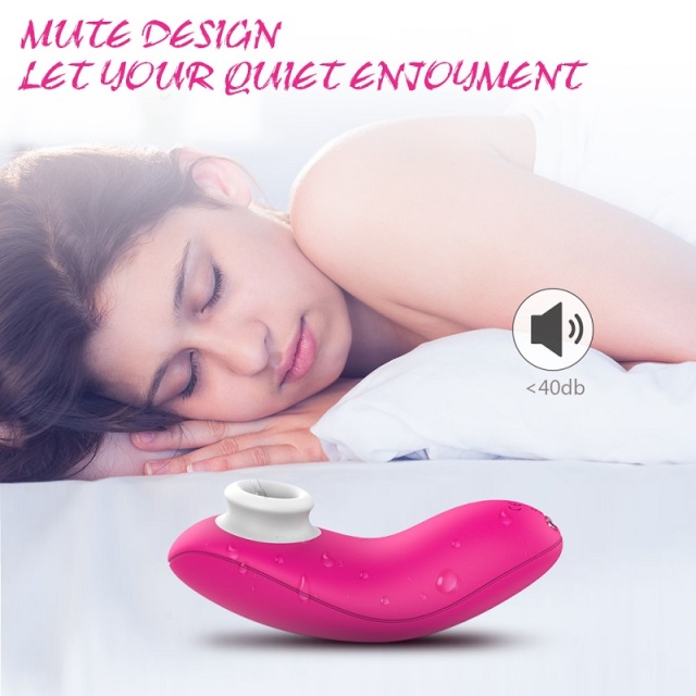 S187 Clit and Nipple Sucking Sex Toy Vibrator with 9 Sucking and 9 Vibrating Mode for Women
