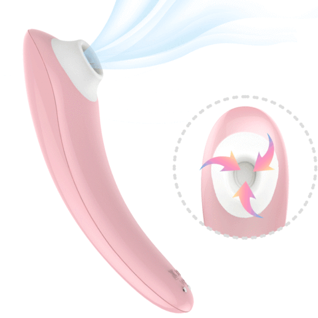 S124 Sucking 2 in 1 Clitoris Stimulator with 9 Suction and 9 Vibration for Women Clitoral and Nipple Pleasure Toys