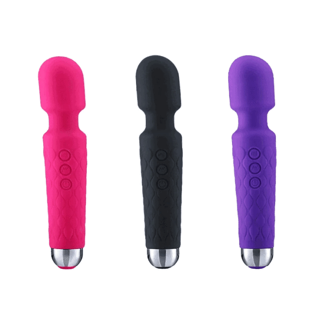 Knight Magic Wand Massager Vibrator with 20 Speed for Clitoral Stimulation and Muscle Relaxing
