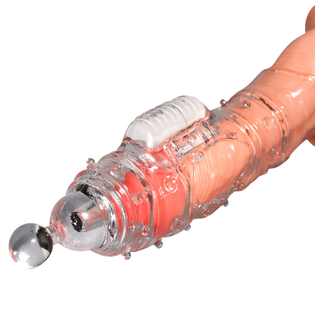 Tanhua Penis Sleeve Extensions Condom Male Enlargement Delay Vibrators Clits Massager Cock Ring Vibrating Penis Extender