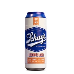 Blush Schag's Luscious Lager Frosted Self Lubricating Textured Beer Can Masturbator Male Stroker Toy
