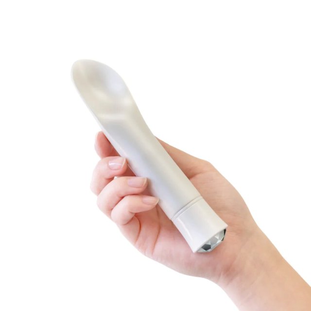 Luxury Diamond Gem Warming Clitoral Battery Vibrator 10 Speed Modes Made with Smooth Ultrasilk Puria Silicone