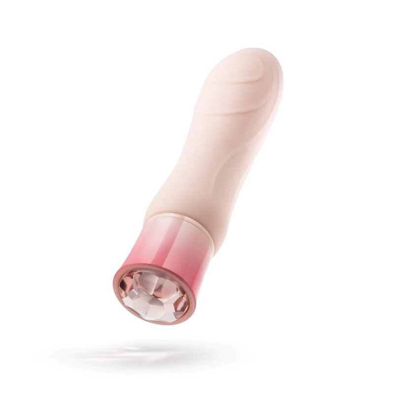 Luxury Morganite Gem Warming G Spot Battery Vibrator with 10 Vibrating Functions Stimulate Vibrator Adult Sex Toys for Women