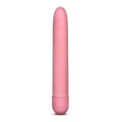 Gaia Eco Plant-Based 7" Slim Multispeed Battery Powered Vibrator in Coral for Women Clit Stimulation - Made from Sustainable BioFeel