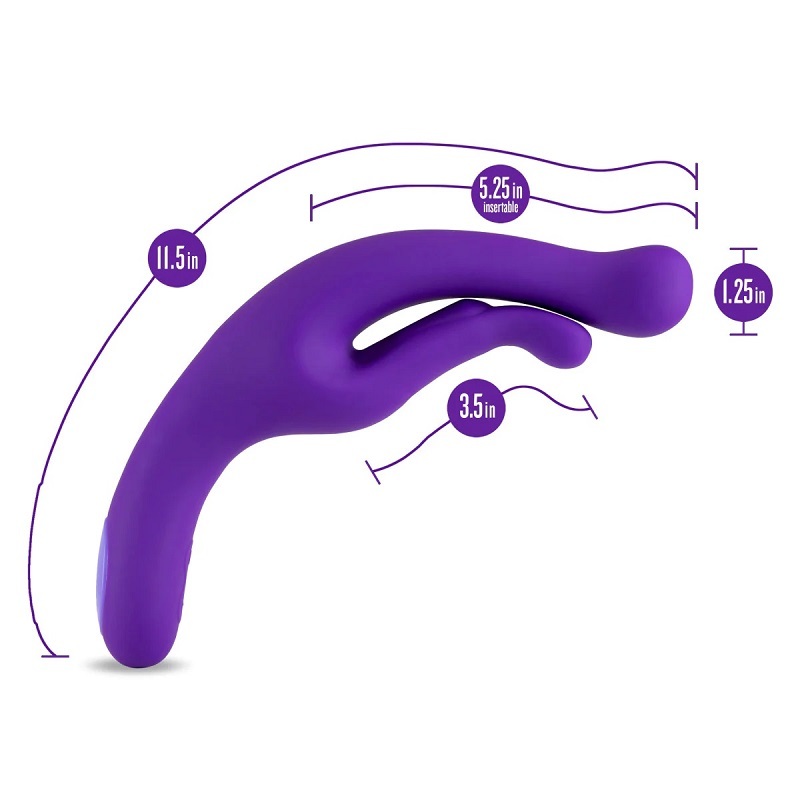 Blush Luxury Brand Sex Toy G Wave Purple G-Spot Clitoris Vibrator Made with Puria Silicone