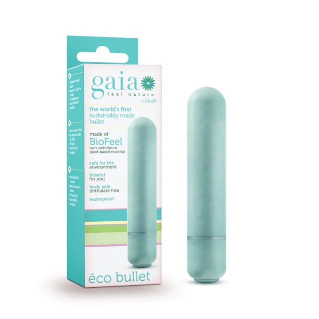 American Brand Blush 4" Mini Eco Aqua Mini Bullet Vibrator for Women Masturbation Plant-Based Made from Sustainable