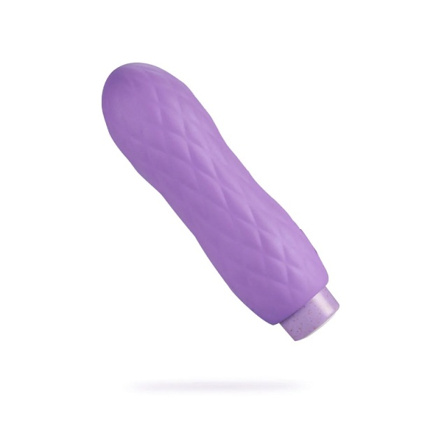 Plant-Based 4"(10.16cm) Multifunction Powerful Vibrator in Lilac Clitoral Stimulator Sustainably Made with BioTouch