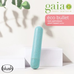 American Brand Blush 4" Mini Eco Aqua Mini Bullet Vibrator for Women Masturbation Plant-Based Made from Sustainable