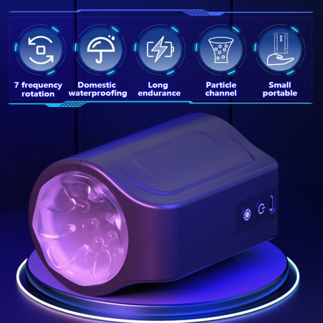 Niot Masturbator Cup with 7 Thrusting & Rotating and 7 Vibrating Mode Sex Toys for Men Pleasure