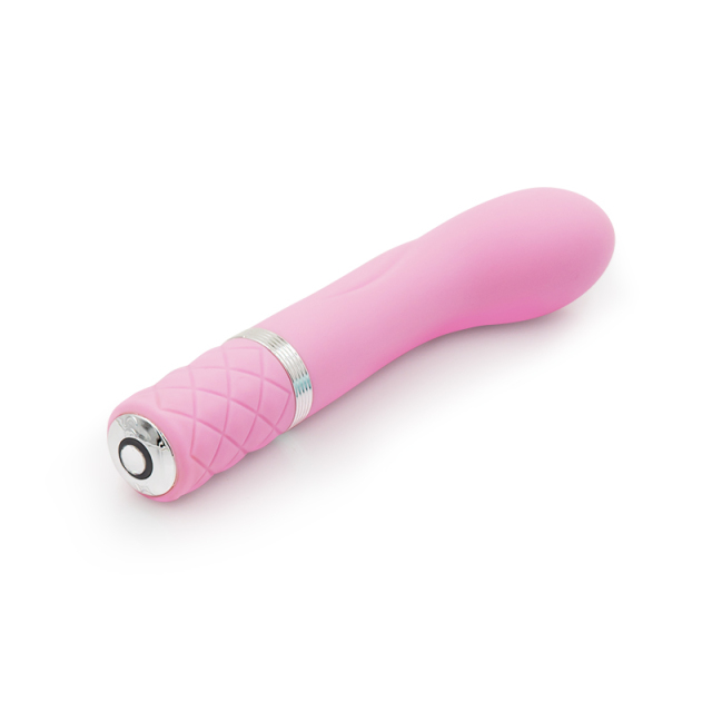Luxury Pillow Talk Racy Vibrator Pink, Flexible For Optimal G-Spot Stimulation, Incremental Speed Control For Precise Power With Swarovski Crystal Button
