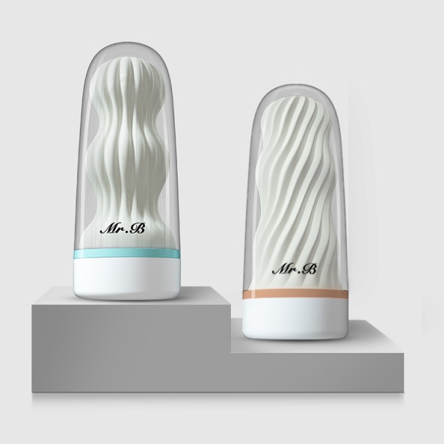 Wowyes Mr B Youth Male Masturbator Cup with Soft Pussy Vacuum Suction Sex Toy for Men