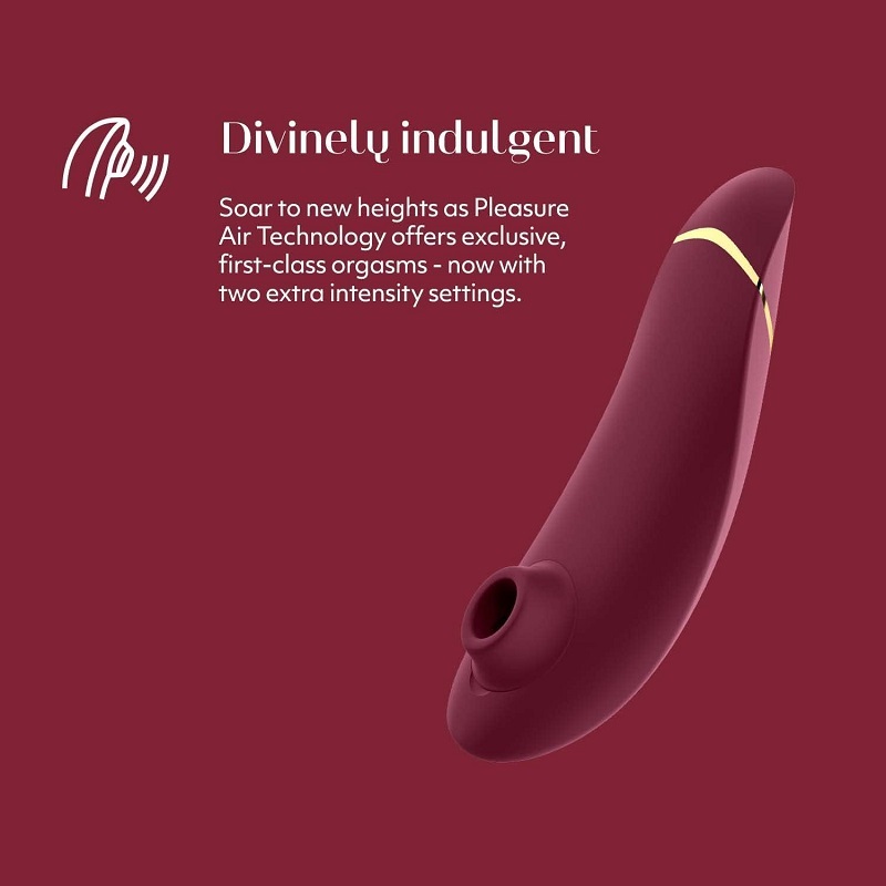 Luxury Womanizer Premium 2 Pleasure Air Stimulator Sucking Sex Toys Vibrator with 14 Suction Speeds