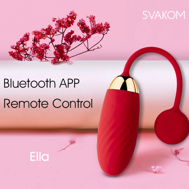 Wholesale Svakom Ella Neo Phone App Controlled Vibrating Egg  Textured Love Egg Vibrator