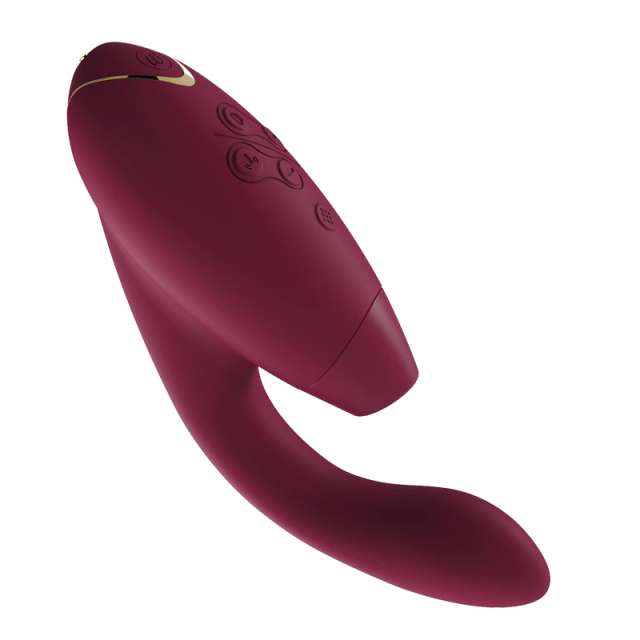 Luxury Womanizer Duo Vibrator Dual Stimulation Vibrator for Women G-Spot with 10 Vibration and 12 Intensity Levels