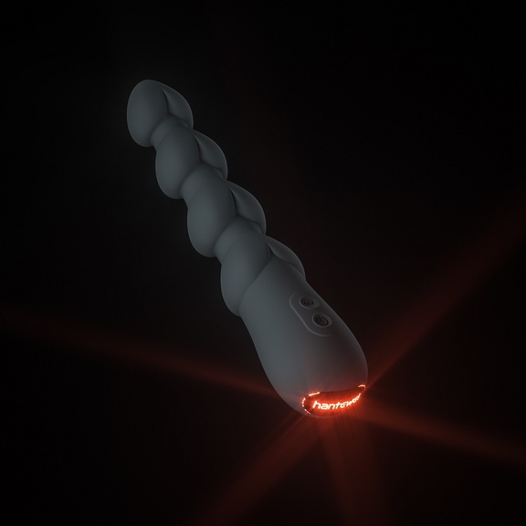 Wholesale HTW AV06 Handheld Huge Vibrating Bead Anal Plug with 10 Speed Function More Color Available