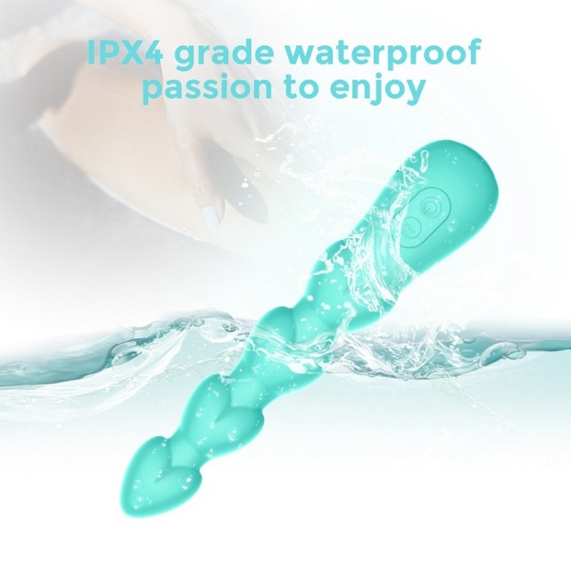 Wholesale HTW AV06 Handheld Huge Vibrating Bead Anal Plug with 10 Speed Function More Color Available